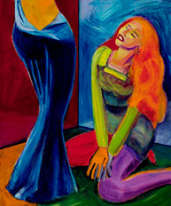 "A Personal Matter" acrylic, 40" x 48" $1500