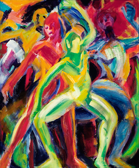 "Dream Land" acrylic, 40" x 48" $1200 