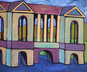 "Folly" acrylic, 40" x 48" $1500