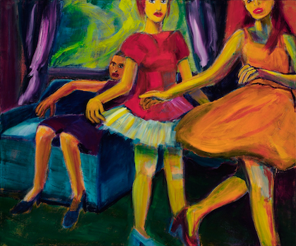 "Middle Sister" acrylic, 40" x 48" $1200