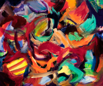 “Twister” acrylic, 40" x 48" $1000